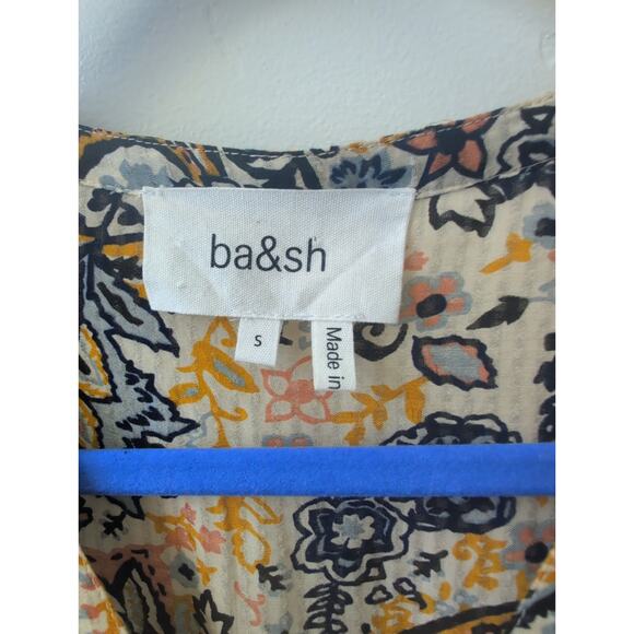 Ba&Sh Benja Paisley Print Maxi Dress Small - Picture 3 of 6